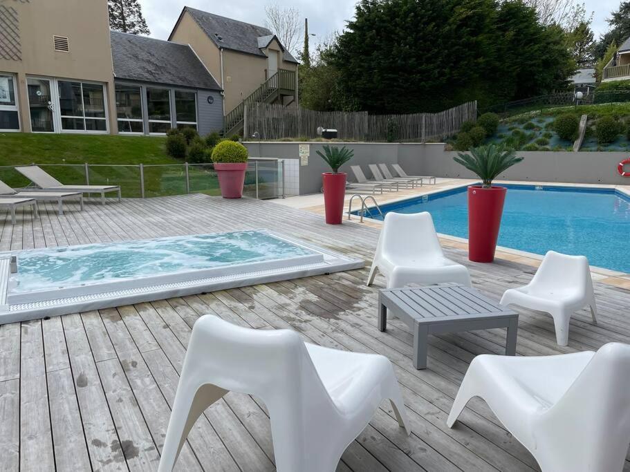 La Terrasse Du Golf Apartment Port-en-Bessin-Huppain Exterior photo